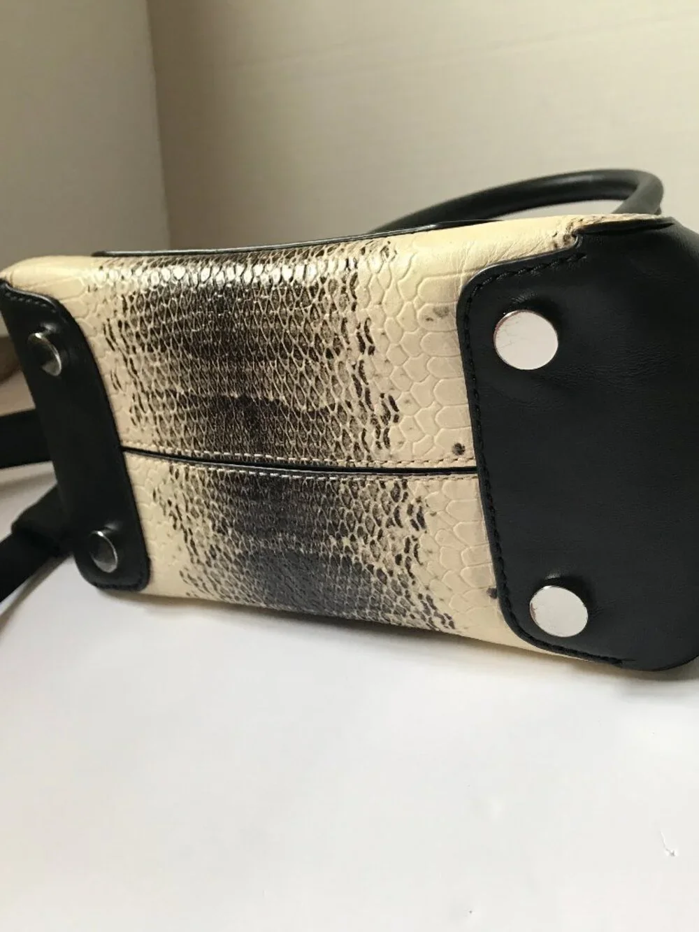 Michael Kors Python Print Nolita 2-Way Handbag